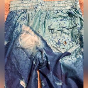 Swim trunks shark theme boys medium (8)